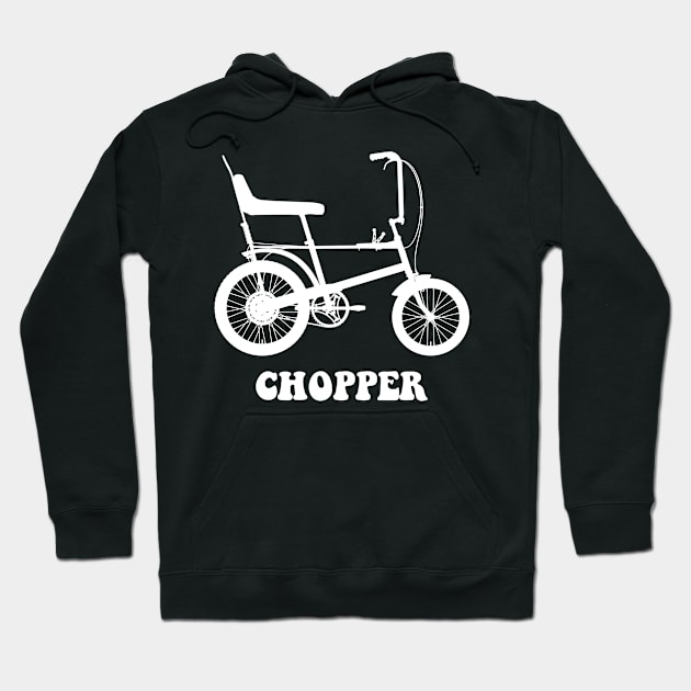 Raleigh Chopper Bicycle Hoodie by nutandboltdesign